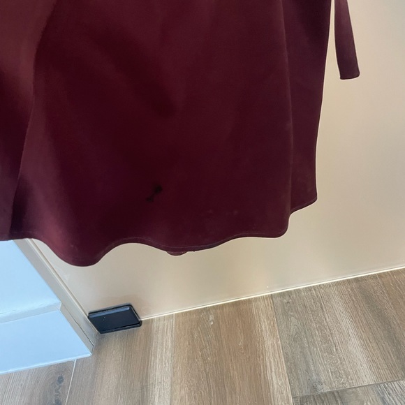 Lapointe gown. Worn once. Brown maroon - Picture 7 of 8